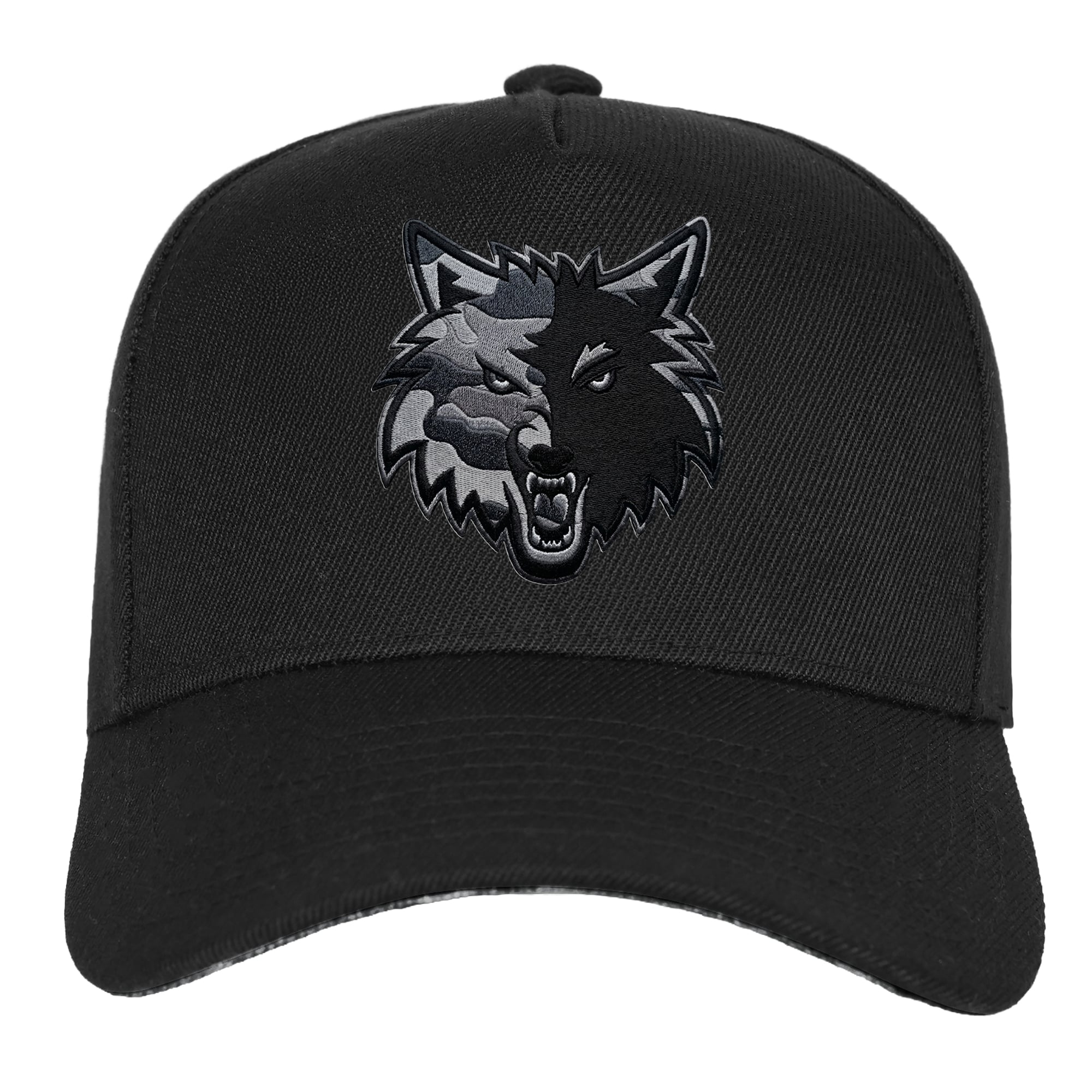 Youth Mitchell & Ness Black Minnesota Timberwolves 404 Club Camo Pro Pinch Snapback Hat