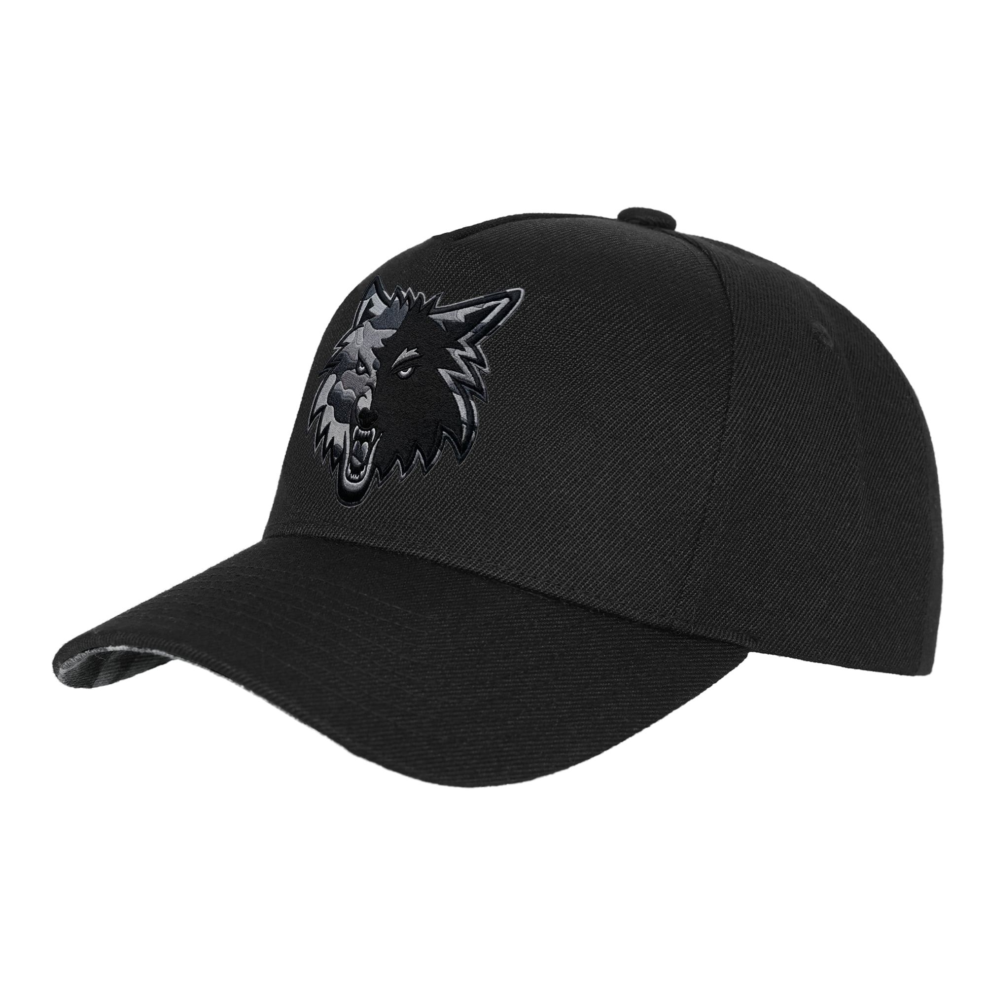 Youth Mitchell & Ness  Black Minnesota Timberwolves 404 Club Camo Pro Pinch Snapback Hat