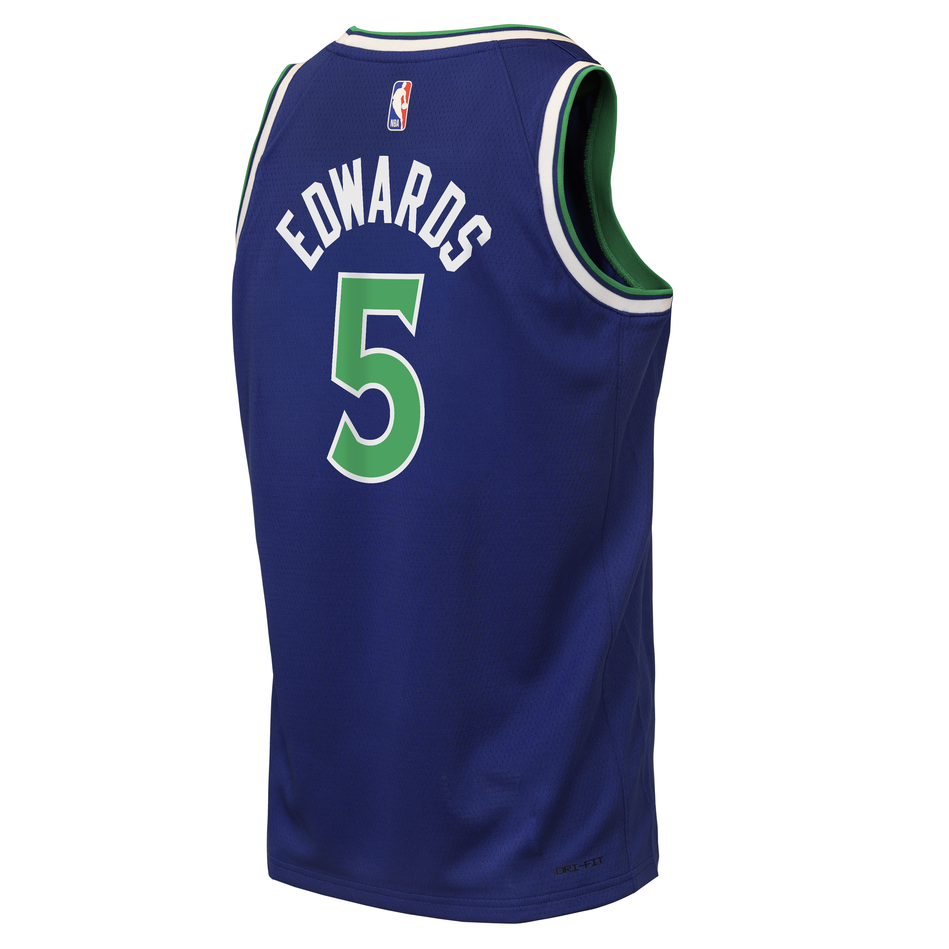 Maillot Swingman Nike Anthony Edwards bleu Minnesota Timberwolves pour enfant - Édition Icon