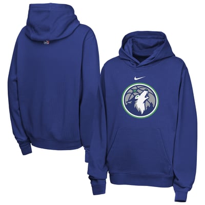 Minnesota Timberwolves Nike Youth Essential Logo Club Hoodie - Blue