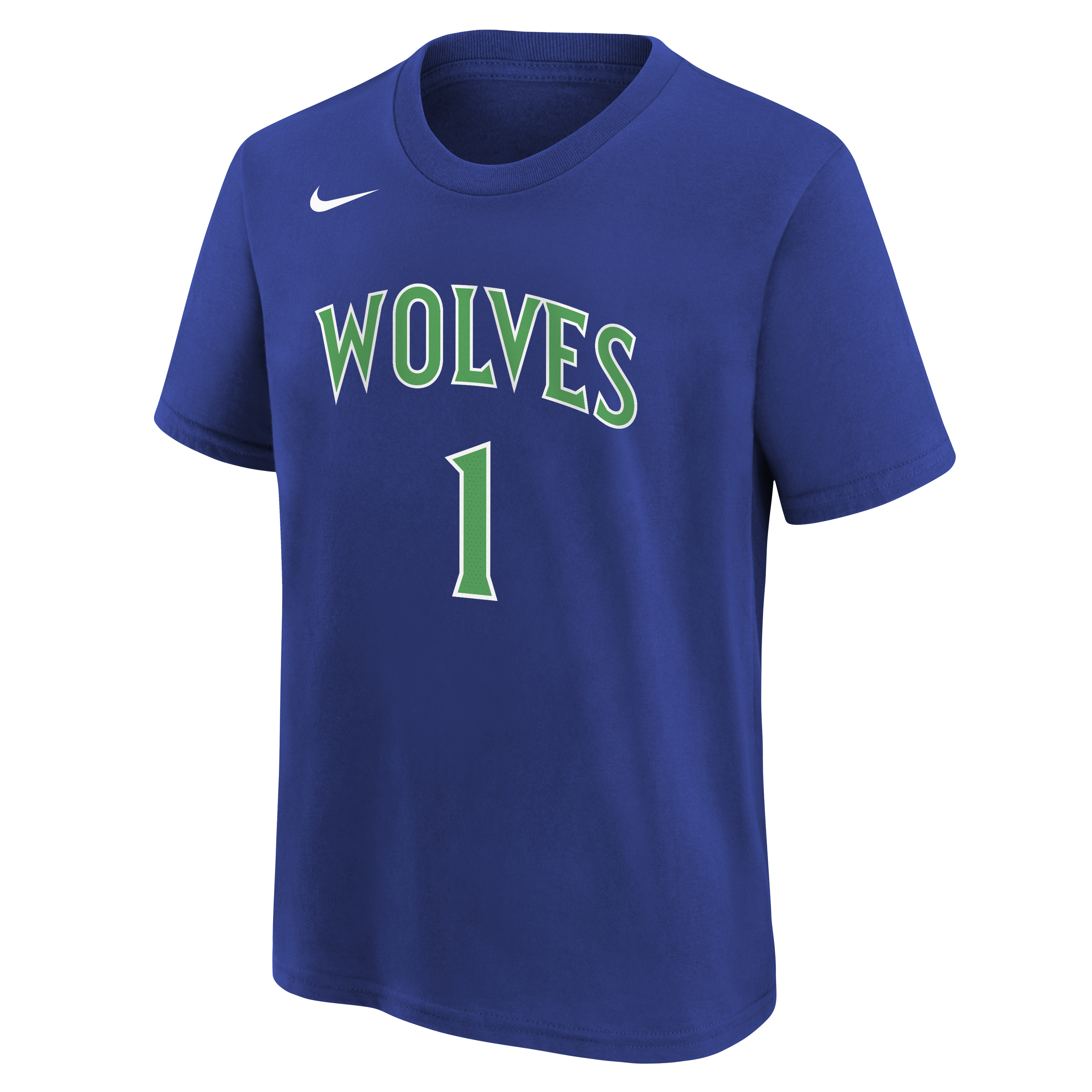 T-shirt Nike LaMelo Ball bleu Minnesota Timberwolves Icon Edition pour enfant, nom et numéro