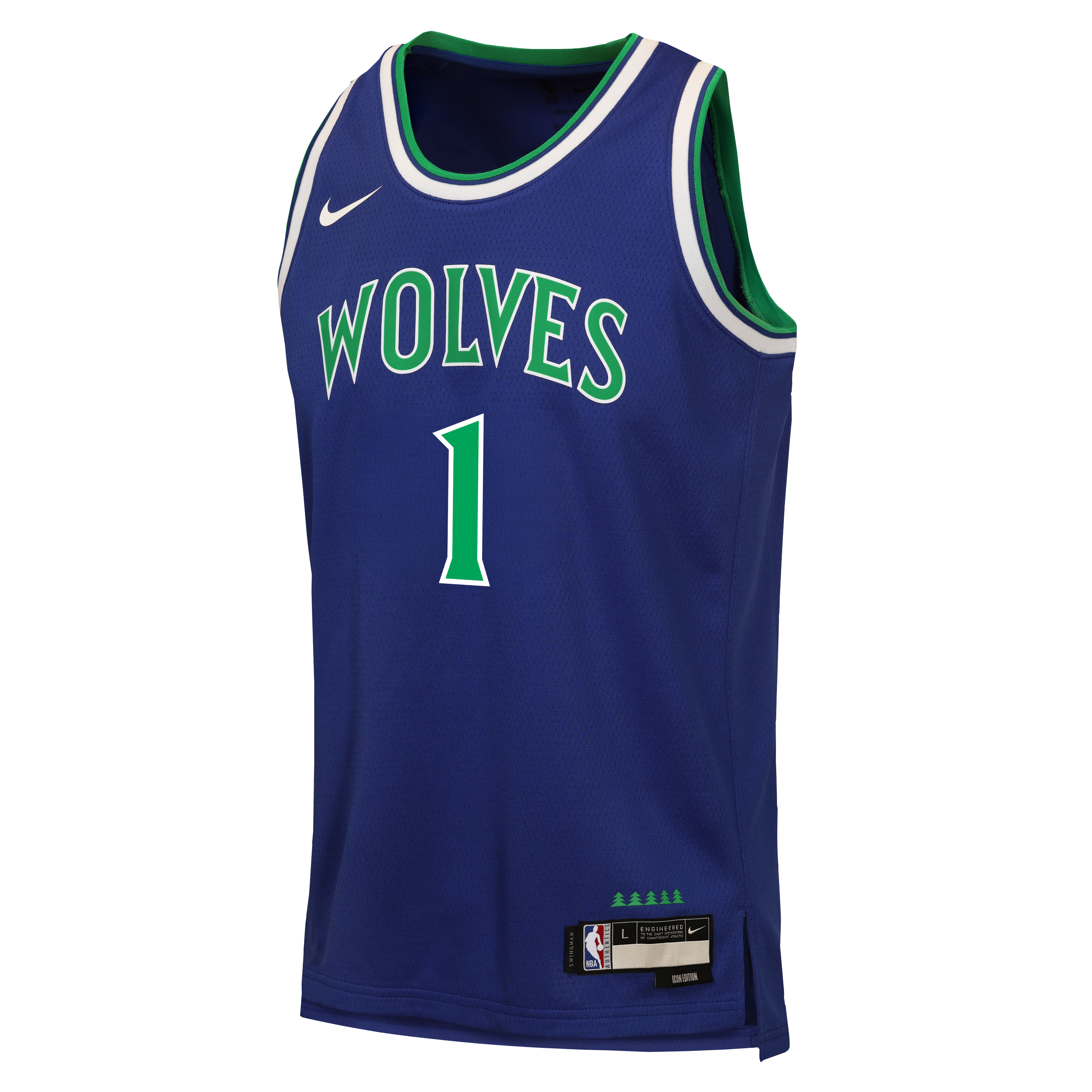 Maillot Swingman Nike LaMelo Ball bleu Minnesota Timberwolves pour enfant - Édition Icon