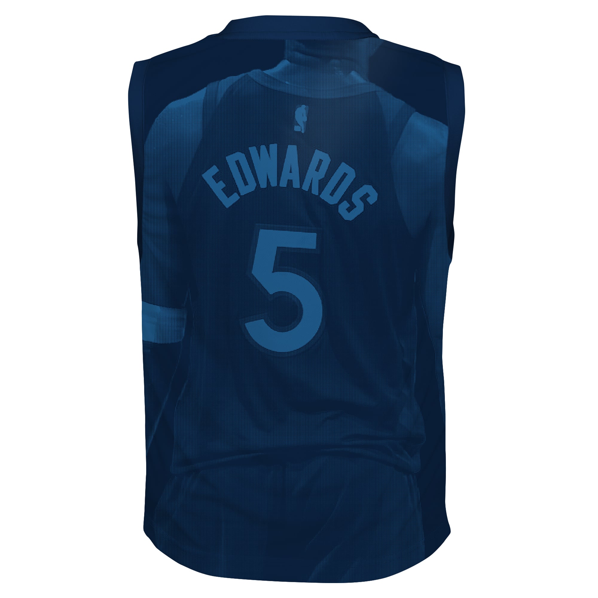 Youth Outerstuff Anthony Edwards Blue Minnesota Timberwolves Icon Play Jersey