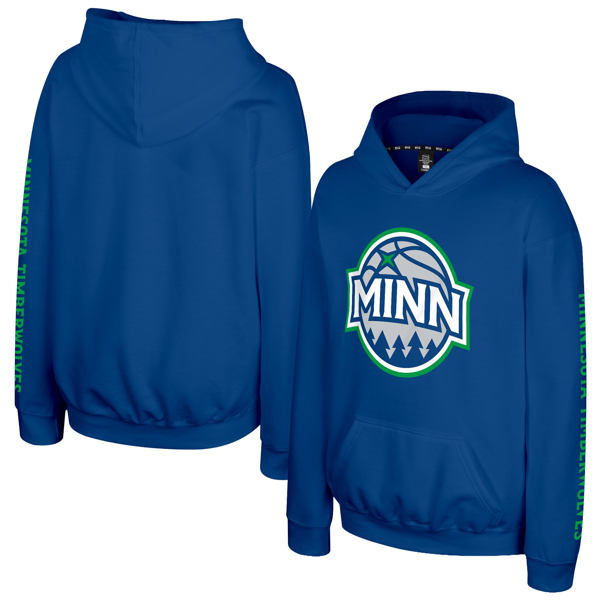 Youth Stadium Essentials Blue Minnesota Timberwolves Legends City Star Hoodie
