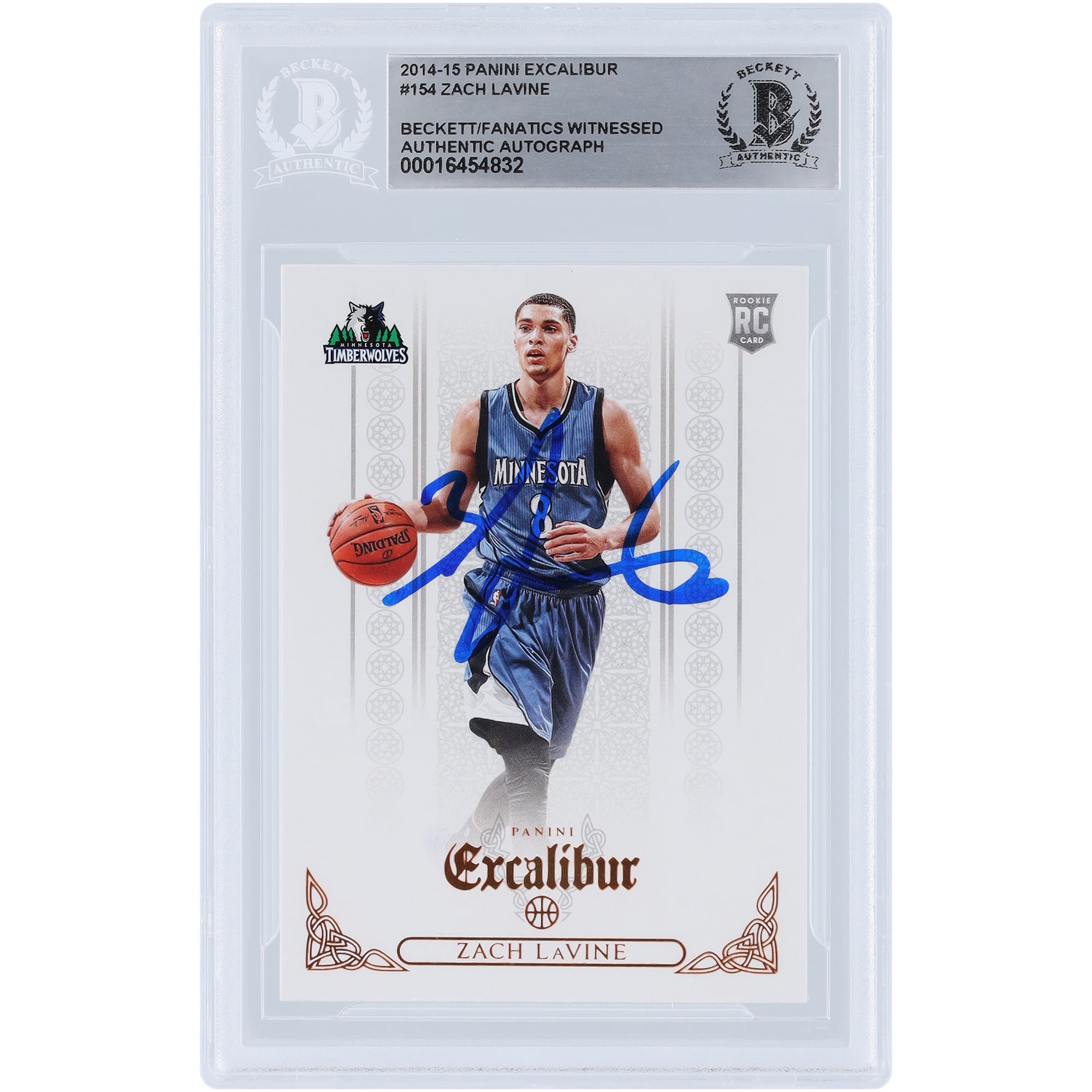 Zach LaVine NBA 2014-15 Panini Prizm RC Rookie Silver Prizm 