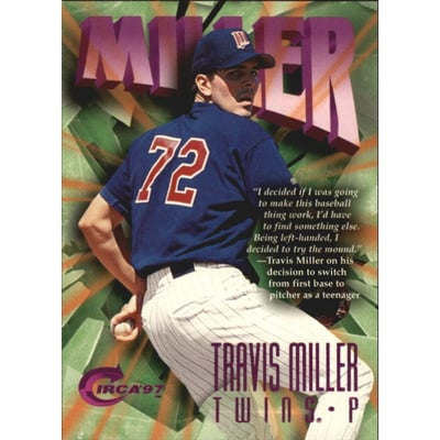 1997 Circa Rave #165 Travis Miller