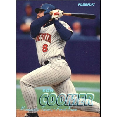 1997 Fleer Tiffany #144 Ron Coomer