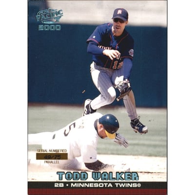 2000 Pacific Platinum Blue #255 Todd Walker
