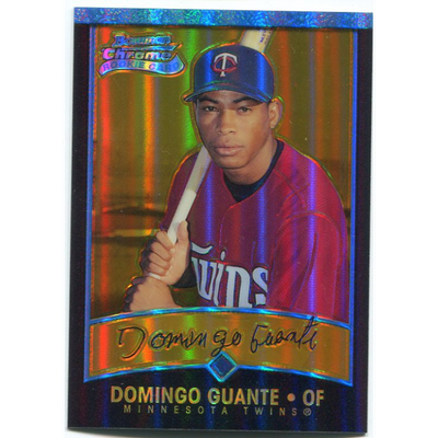 2001 Bowman Chrome Gold Refractors #124 Domingo Guante