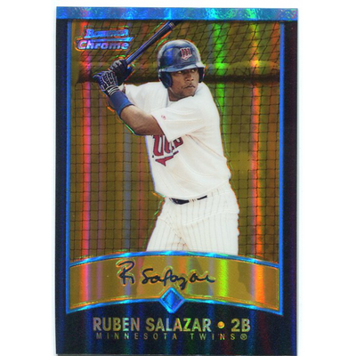 2001 Bowman Chrome Gold Refractors #229 Ruben Salazar