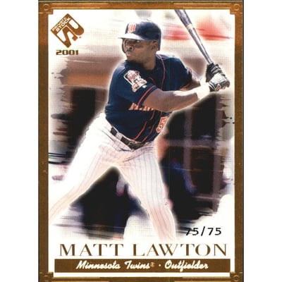 2001 Private Stock Gold Portraits #69 Matt Lawton