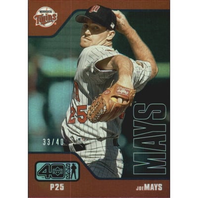 2002 Upper Deck 40-Man Electric Rainbow #370 Joe Mays