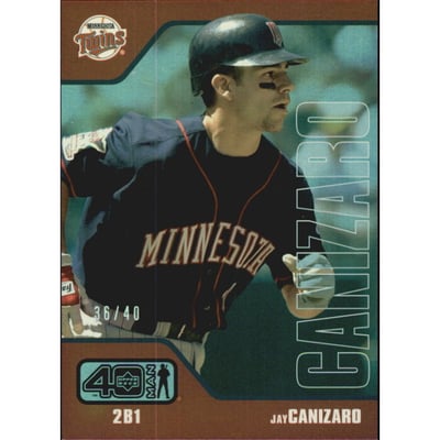 2002 Upper Deck 40-Man Electric Rainbow #375 Jay Canizaro