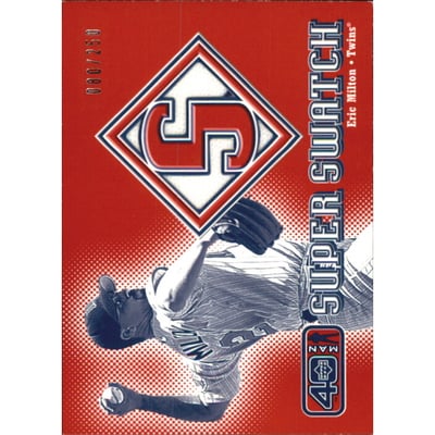 2002 Upper Deck 40-Man Super Swatch #SEM Eric Milton