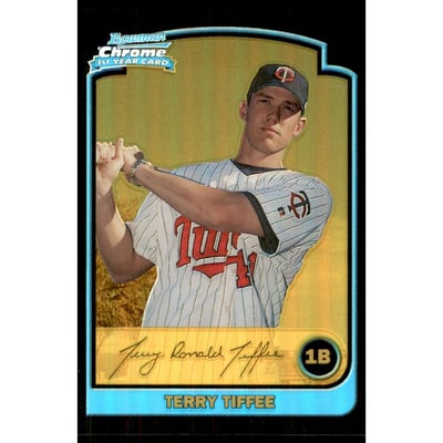 2003 Bowman Chrome Gold Refractors #315 Terry Tiffee