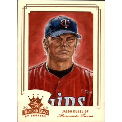 2003 Diamond Kings Bronze Foil #196 Jason Kubel ROO