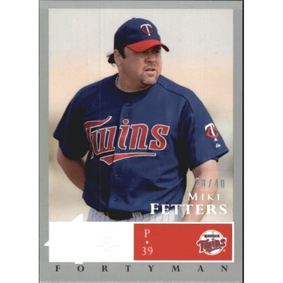 2003 Upper Deck 40-Man Rainbow #286 Mike Fetters