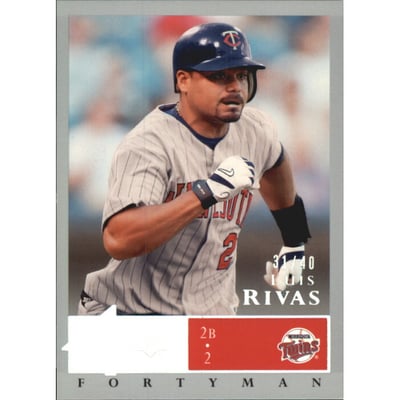 2003 Upper Deck 40-Man Rainbow #295 Luis Rivas