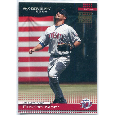 2004 Donruss Press Proofs Gold #141 Dustan Mohr