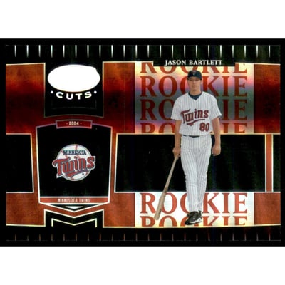2004 Leaf Certified Cuts Marble Red #273 Jason Bartlett ROO