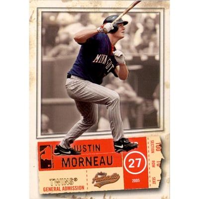 2005 Fleer Authentix General Admission #11 Justin Morneau