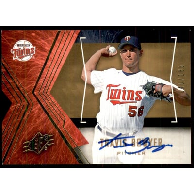 2005 SPx #168 Travis Bowyer AU RC