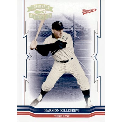 2005 Throwback Threads Gold #285 Harmon Killebrew RET