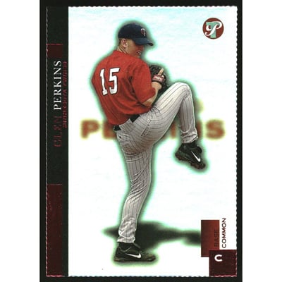 2005 Topps Pristine Die Cut Red #130 Glen Perkins FY