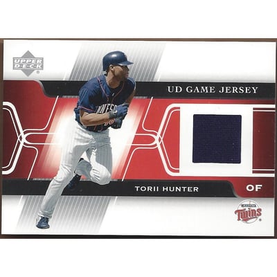 2005 Upper Deck Game Jersey #HU Torii Hunter