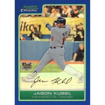2006 Bowman Chrome Draft Blue Refractors #19 Jason Kubel