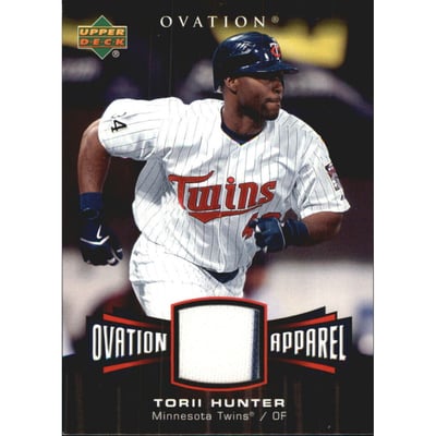 2006 Upper Deck Ovation Apparel #HU Torii Hunter Jsy