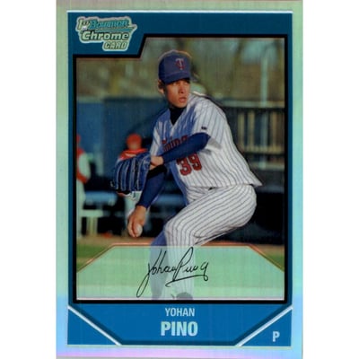 2007 Bowman Chrome Prospects Refractors #BC24 Yohan Pino
