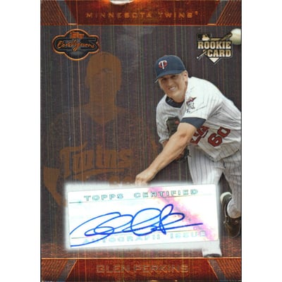 2007 Topps Co-Signers Silver Bronze #117 Glen Perkins AU