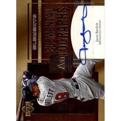 2007 Upper Deck Elements Elemental Autographs #BT Jason Bartlett