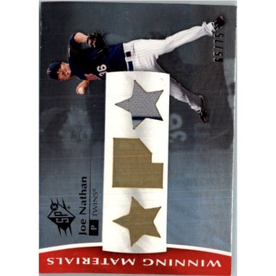 2008 SPx Winning Materials Position 75 #JN Joe Nathan