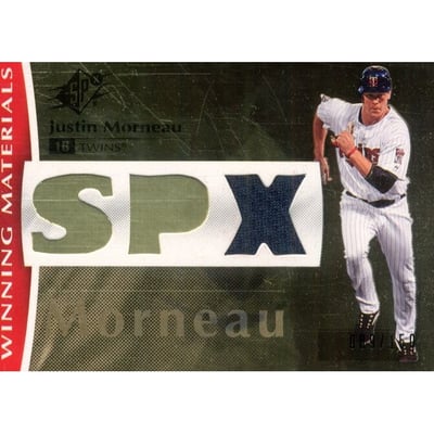 2008 SPx Winning Materials SPx 150 #MO Justin Morneau