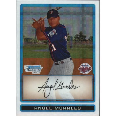 2009 Bowman Chrome Prospects X-Fractors #BCP19 Angel Morales