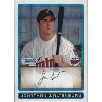 2009 Bowman Chrome Prospects X-Fractors #BCP32 Jonathan Waltenbury