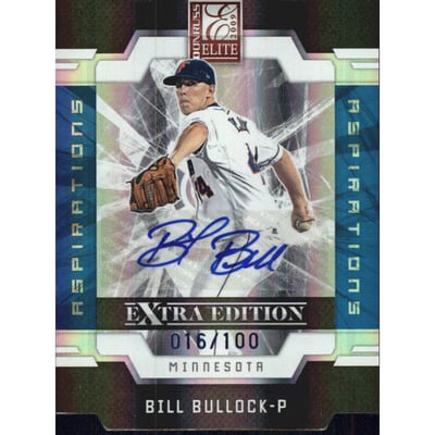 2009 Donruss Elite Extra Edition Signature Aspirations #12 Bill Bullock