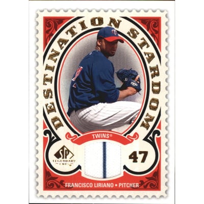 2009 SP Legendary Cuts Destination Stardom Memorabilia #FL Francisco Liriano