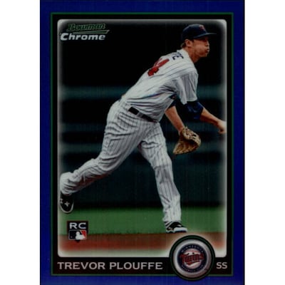 2010 Bowman Chrome Blue Refractors #212B Trevor Plouffe