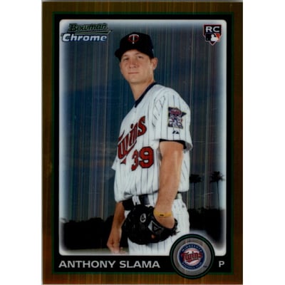 2010 Bowman Chrome Draft Gold Refractors #BDP62 Anthony Slama