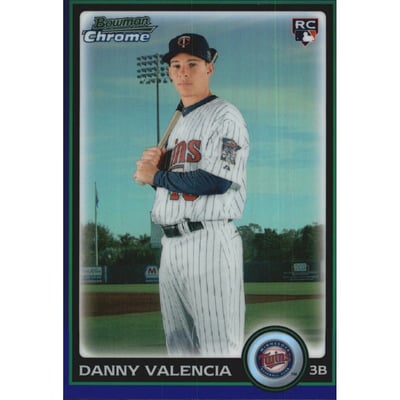 2010 Bowman Chrome Draft Purple Refractors #BDP38 Danny Valencia