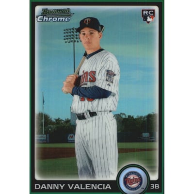 2010 Bowman Chrome Draft Refractors #BDP38 Danny Valencia