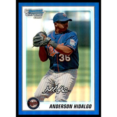 2010 Bowman Chrome Prospects Blue Refractors #BCP159 Anderson Hidalgo