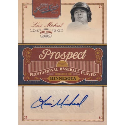 2011 Prime Cuts Prospect Signatures #LM Levi Michael