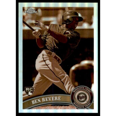 2011 Topps Chrome Sepia Refractors #175 Ben Revere