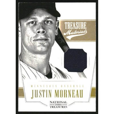 2012 Panini National Treasures Treasure Materials #39 Justin Morneau/99