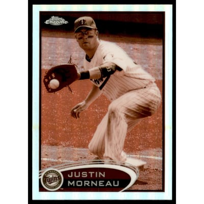 2012 Topps Chrome Sepia Refractors #94 Justin Morneau