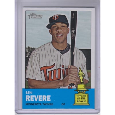 2012 Topps Heritage #470 Ben Revere SP